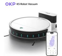 LEFANT M1 2 en 1 Robot Aspirador y Fregasuelos, 4000Pa, Navegación dToF, 200min, Auto-Recarga, WiFi, 8 Zonas No-Go, Ideal para Pelo de Mascotas/Alfombras
