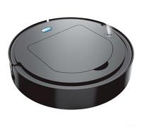Robot aspirador, para spray inteligente 110V 3 pulgadas barrido succión fregona con luz azul C01 recargable hogar conjunto automático (negro)