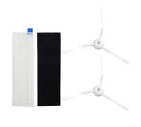 Robot Aspirador Piezas de Repuesto para Tefal para X-PLORER Serie 95, 2 Cepillos Laterales HEPA Filtro Espuma Kit de Repuesto Compatible con ZR792000