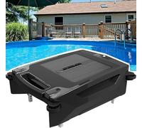 Robot aspirador solar para limpiar piscinas, evita obstáculos automáticamente, carga dual para limpieza 24/7