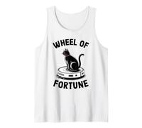 Robot Aspirador Wheel of Fortune Funny Cat Camiseta sin Mangas