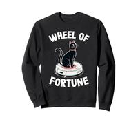 Robot Aspirador Wheel of Fortune Funny Cat Sudadera