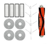 Robot aspirador Xiaomi S10+ S10 Plus, accesorios esenciales, cepillo principal, cepillos laterales, filtros HEPA y paños de microfibra para fregona