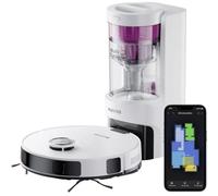 Robot aspirador y fregasuelos Eureka E10s con autovaciado, navegación LiDAR, 4.000 Pa de potencia y control por app