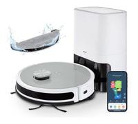 Robot Aspirador y Fregasuelos Medion X21 SW con Autovaciado Navegación Láser 3.000 Pa