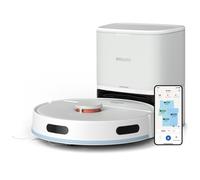 PHILIPS Robot Aspirador Serie 2000-2700 Pa de Succión, Navegación Láser, App Homerun, Estación de Autovacío, 130 Minutos de Tiempo de Funcionamiento, Modo Alfombras (XU2100/20)