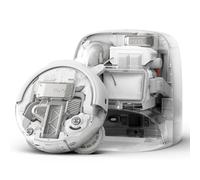 Robot aspirador y mopa DJI ROMO P con diseño transparente, succión de 25 000 Pa, detección a nivel de dron, 200 días de funcionamiento sin mantenimiento y soluciones de fregado personalizables