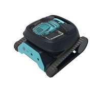 Robot automático de aspiradora de piscina para limpieza de suelos, paredes y líneas de flotación, limpieza automática inteligente con cepillo de limpieza de escalada de pared, adecuado para piscinas