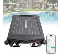 Robot automático de limpieza de piscinas con prevención inteligente de obstáculos, soporte de aplicación, modos de carga duales para una limpieza eficiente en varios tipos de piscinas