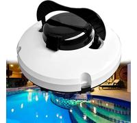 Robot automático de limpieza de piscinas para piscinas en el suelo y sobre el suelo, 3 modos para suelos, paredes y líneas de flotación, eficiente y fácil de usar