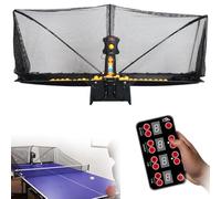 Robot automático de tenis de mesa con control de aplicación para entrenamiento de práctica en casa, ajustes de giro y velocidad personalizables