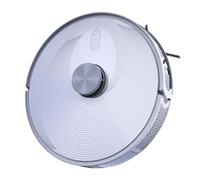 Robot Barredor con Navegación por Radar Láser, Totalmente Automático, Inteligente, con Aplicación para Barrer, Aspirar, Fregar Y Limpiar, Aspirador Todo En Uno para El Hogar. White
