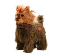 Robot cachorro interactivo con diseño realista, mascota electrónica educativa para menores, fomenta imaginación y diversión, adecuado para familia, hogar, interiores, celebraciones infantiles, cumplea