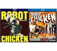 Robot Chicken: The Complete Series Fifth & Sixth Season 5 and 6 [Blu-ray, 4-Disc Set, 2-Pack] Region 1/A