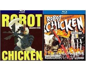 Robot Chicken: The Complete Series Fifth & Sixth Season 5 and 6 [Blu-ray, 4-Disc Set, 2-Pack] Region 1/A