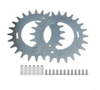 Robot cortacésped con picos de acero antideslizantes compatibles con Navimow H Series H500E H800E H1500E H3000E VF Tracción mejorada Resistente al desgaste Fácil de instalar para un rendimiento