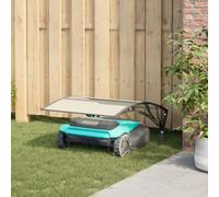 Robot Cortacésped de Garaje, Duradero y Protección contra la Intemperie para Robot Césped, Multifuncional, Fácil de Usar, Negro 80x101x46 Cm, Fabricado en PC, Polipropileno,