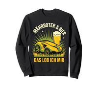 Robot cortacésped y cerveza Me alabo a mí mismo Sudadera