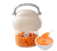 Robot Culinario, 350 ml, utensilios de cocina antideslizantes con asa, robot culinario pequeño picadora de carne - para cebolla carne y verduras puré casa cocina apartamento