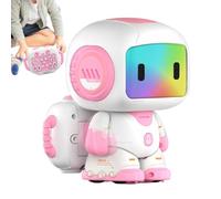 Robot De Baile Programable: Juguete Electrónico ABS, Modo De Programación De Control Remoto, Luz De Expresión LED Interactiva | Entretenimiento Familiar, De Cumpleaños, Iluminación Y Educación
