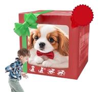 Robot De Chiot Réaliste - Portable Animal De Compagnie De Robot Simulé | Confortables Chien Qui a L'air De Kitriers De Modèle Réel | Jouet Interactif De En Peluche Mignon Pour Adultes