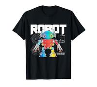 Robot de Ciencia ficción Alimentado por código impulsado por la lógica Camiseta