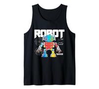 Robot de Ciencia ficción Alimentado por código impulsado por la lógica Camiseta sin Mangas