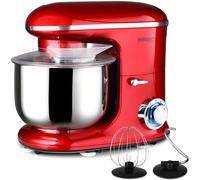 Robot de cocina acero inoxidable rojo 1200W 6L