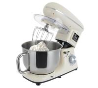 Robot de cocina de 1500 W con pantalla digital LCD, función de amasado y agitación, 6,2 L, 6 velocidades y 1 función de impulso, robot de cocina profesional, amasadora, cocina, pequeños restaurantes,