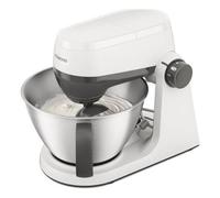 Kenwood Multi Tasker - Robot de Cocina con Cabezal Elevable, Bol 4,3L, Capacidad 1,7 kg de Masa, Amasadora y Batidora de Vaso con Conexión para Accesorios y Tapa Antisalpicaduras, Blanco (KHC30.000WH)