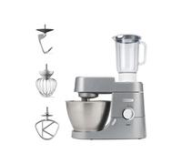 Robot de cocina KENWOOD Chef KVC3110S - Kit de pastelería y batidora incluidos - plata - 1000 W - formato compacto