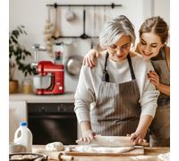Klarstein Batidora Amasadora con Bol 5L para Hornear, Robot Cocina, Amasadora Reposteria 1800W, Picadora Carne, Gancho y Bol para Mezclar, Licuadora 1,5L con 6 Velocidades Postres y Panaderia