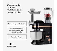 Robot de cocina Lucia Elegance Triturador de carne 1800W sin BPA Klarstein