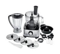 ProfiCook PC-KM 1063 robot de cocina compacto, cortar, amasar, mezclar, accesorio para prensar cítricos, 1,2L, apertura de rellenado, con función turbo incl. 11 accesorios, 1200W