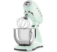 Robot de cocina SMEG verde pastel SMF03PGEU - 4,8 L agitador, 800 W, 50’s Retr