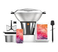 Taurus Mycook Next - Robot de Cocina con wifi, pantalla XXL, cocina por voz, inducción, cocción lenta o alta temperatura, sous-vide, 30 funciones, 2000W, jarra 3.75L, app mycook + accesorios