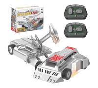 Robot de combate teledirigido, 2,4 GHz RC con rotación de 360°, de colisión para vehículos blindados, juguete estratégico de lucha para padres e hijos, cuerpo ABS de 17,5 cm, varios