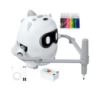 Robot de Dibujo | Accesorios educativos interactivos Inteligentes de Arte y Manualidades con función de Voz | Proyector de para niños, para Fiestas, aulas, otoño, hogar, Parque, Ocio, familias