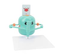 Robot de dibujo educativo para niños, juguete interactivo de jardín de infantes, robot de aprendizaje de dibujo inteligente, juguete con 252 tarjetas para niños de 3 a 9 años