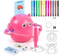 Robot de dibujo, entrenamiento de pintor con bolígrafos, máquina de dibujo educativo para niños, para niños 5+ niños niñas niños niños niños preescolares estudiantes usan escolar en casa