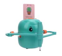 Robot de Dibujo Inteligente para Niños, Juguete Educativo de Pintura y Aprendizaje con Tarjetas de Palabras y Lápices de Colores, Robot de Arte Interactivo para Niños a Partir de 5 Años (Light Green)