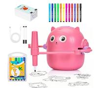 Robot de dibujo inteligente para niños - Máquina de pintura artística interactiva con 100 tarjetas, juguete de dibujo educativo | para en edad preescolar, niñas, niños, familiares, amigos, apren