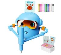 Robot de Dibujo para Niños - con 100 Tarjetas Interactivas Juguete Inteligente de Pintura para Aprendizaje y Creatividad | Robot de Arte y Pintura | Para Niños Y Niñas De Preescolar Familia Y