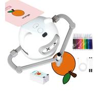 Robot De Dibujo Para Niños,Juguete Educativo Y De Aprendizaje,Robot Pintor Con 100 Cartas Y 12 Bolígrafos | Para Cumpleaños Casa Escuela Aula Sala de Juegos Fiesta Niños Niños Niños De 3 A 10 Años