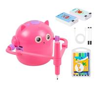 Robot de dibujo para niños Juguetes educativos - Aprender palabras con lápices de colores | Robot de pintura inteligente para niñas preescolares | Hogar Escuela Habitación Infantil Sala de Estar