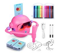 Robot De Dibujo - Tutor De Pintura Inteligente, Herramienta De Aprendizaje Stem Recargable Innovador, Accesorio De Dispositivo De Dibujo Automático Recargable | para Niños Niñas D