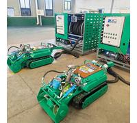 Robot de dragado subacuático con velocidad de 3 a 9 m/min y sistema de bombeo fuerte para tareas de dragado de vías fluviales urbanas y limpieza de tuberías