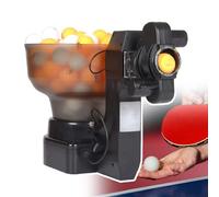 Robot de entrenamiento de tenis de mesa con velocidad ajustable y 36 tipos de giro, incluye 100 pelotas para practicar