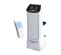 Robot De IA para Niños,Inteligente con Luz y Sonido y Mando a Distancia | Robot Inteligente para Reparto de Comida para Hogar Guardería Restaurante Hospital - para Niños, Juego, Educación, Transporte