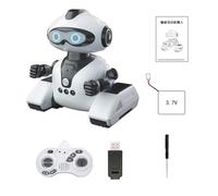 Robot De Juguete Para Niños Y Niñas,Robots De Control Remoto Para Niños | Robot de detección inteligente con control remoto de ojos LED - Juguete de programación de canciones de baile interactivo para